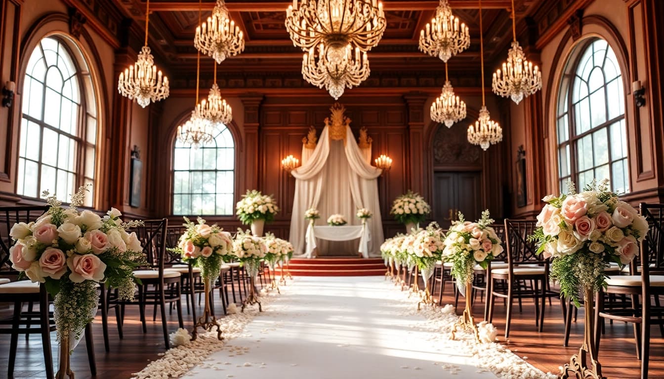 Experience the magic of the Best Wedding Venue Jacksonville with a breathtaking elegant wedding setup.
