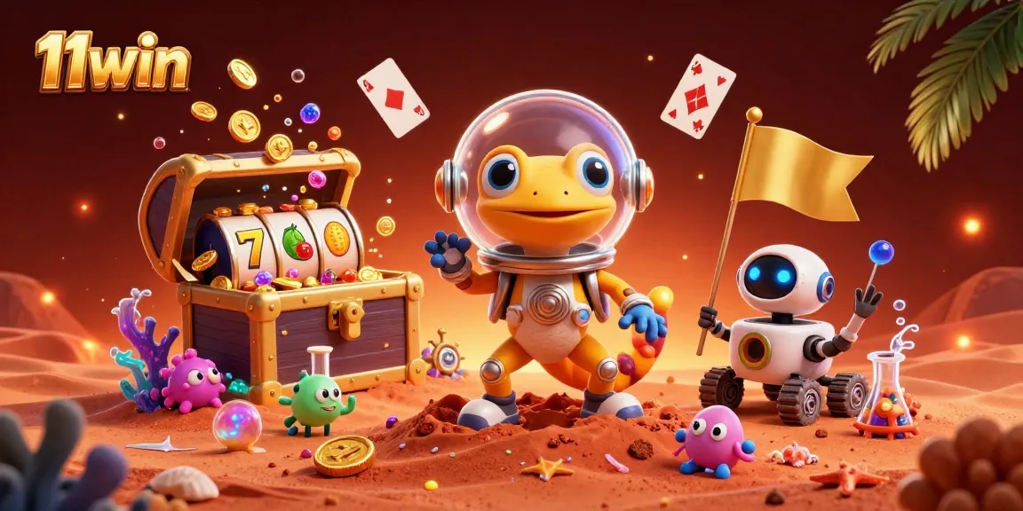 Experience winning moments at 11win with a vibrant Martian casino adventure.