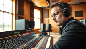 Enhance your audio quality with expert online mastering services in a professional studio.