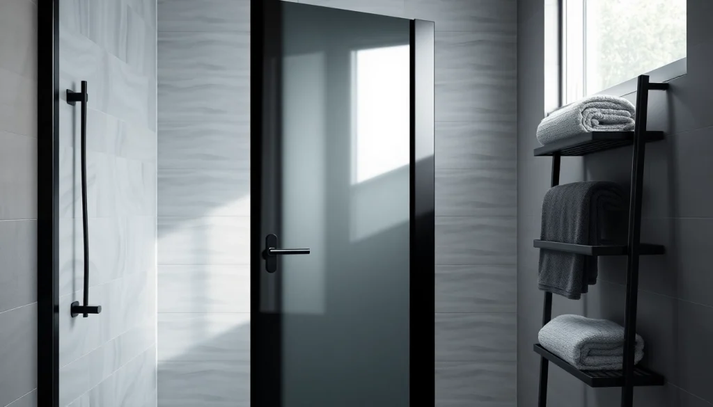 Enhance Your Bathroom with a Stunning Black Shower Door