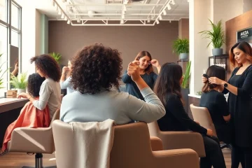 Experience premium perm services in San Diego at Omnia Salon, featuring expert stylists and a welcoming atmosphere.