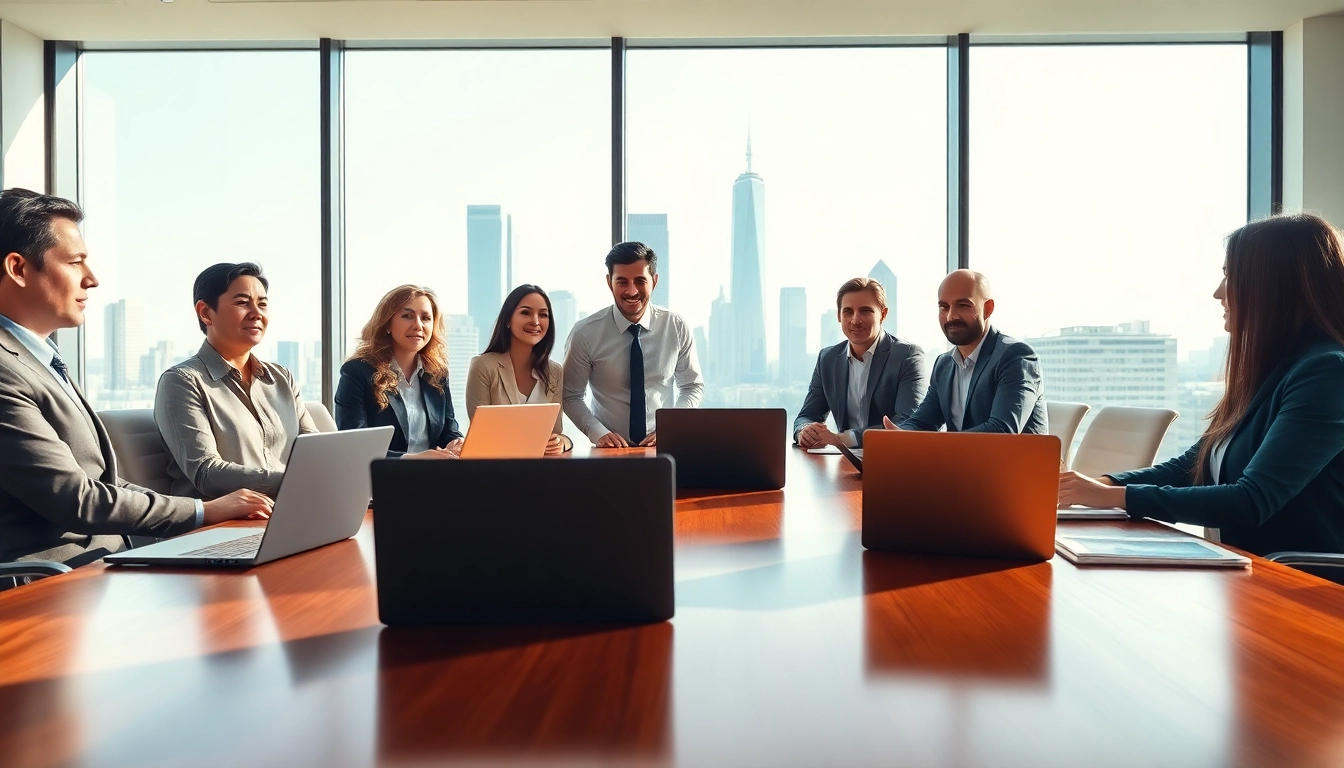 Engage with Quickplus Business Consultants in a dynamic team meeting setting.