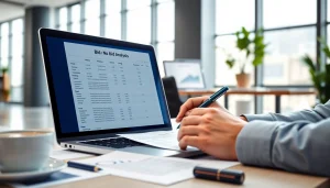 Conducting a detailed Bid No Bid Analysis in a modern office environment.