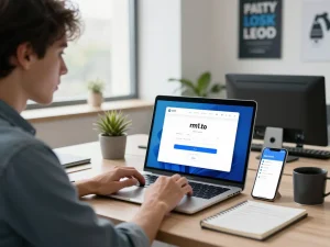 Seamless rm1.to login experience on a modern workstation.