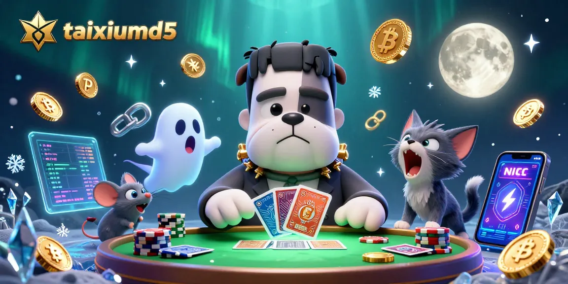 Engage in thrilling action at taixiumd5 with a cartoon bulldog dealer and spooky atmosphere.