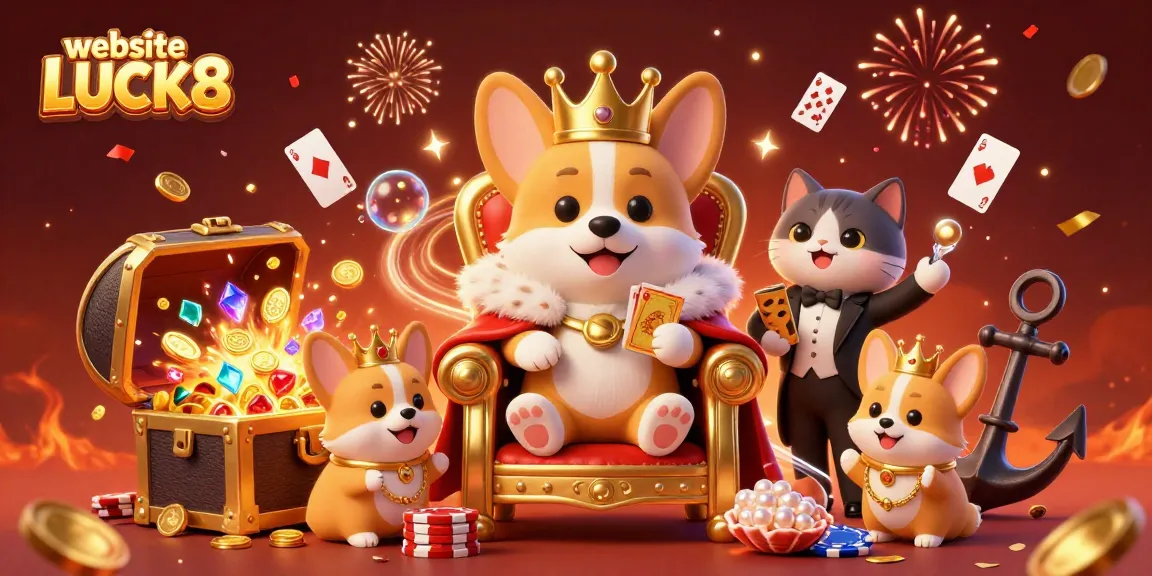 Bet big at the website LUCK8 with exclusive card decks and bright casino elements.