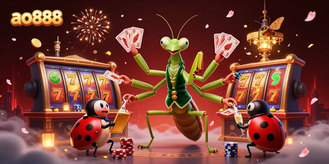 Experience thrilling gameplay at ao888 with a vibrant scene featuring a unique casino environment filled with excitement.